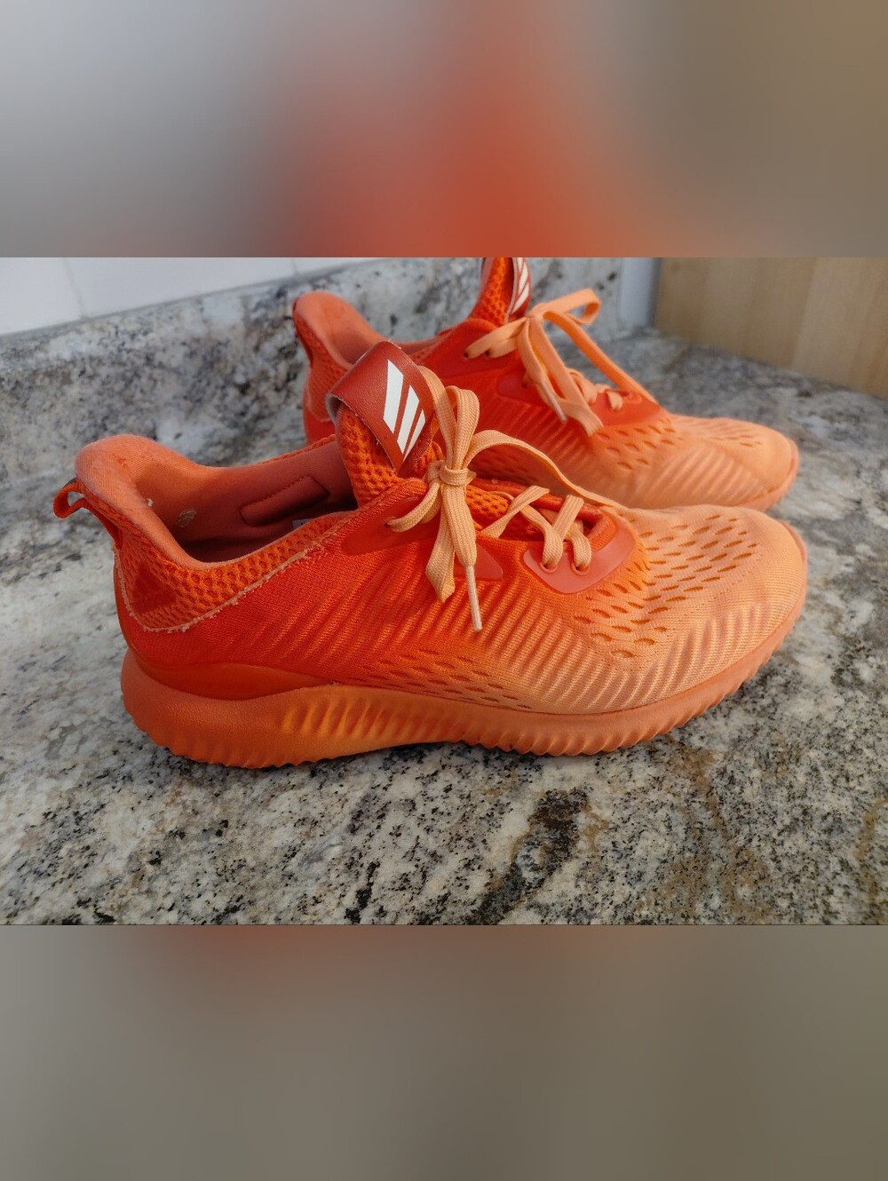 adidas Alphabounce Orange Women's Athletic Sneakers Shoes